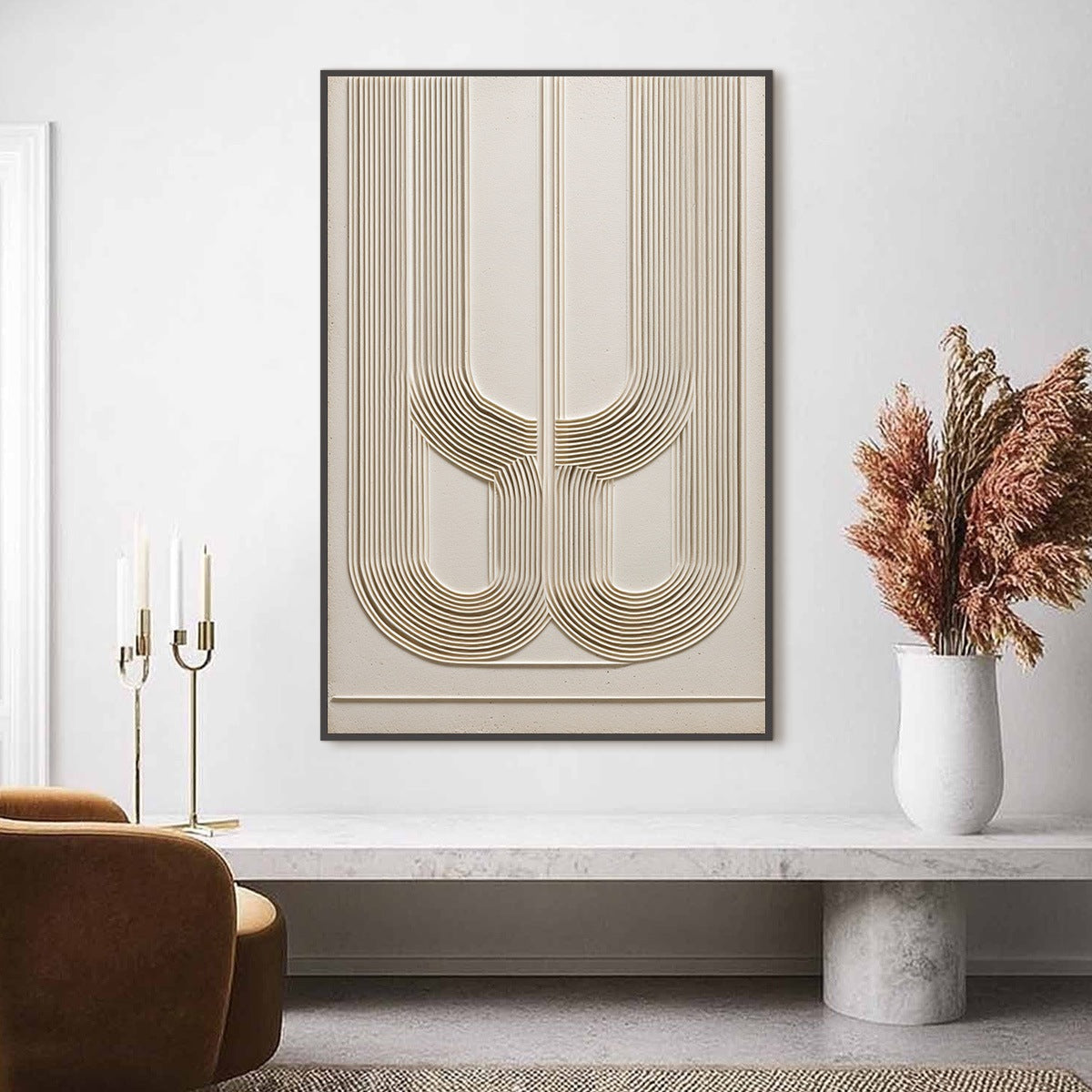 Arcade – Wabi-Sabi Architecture Oil Painting, view 2