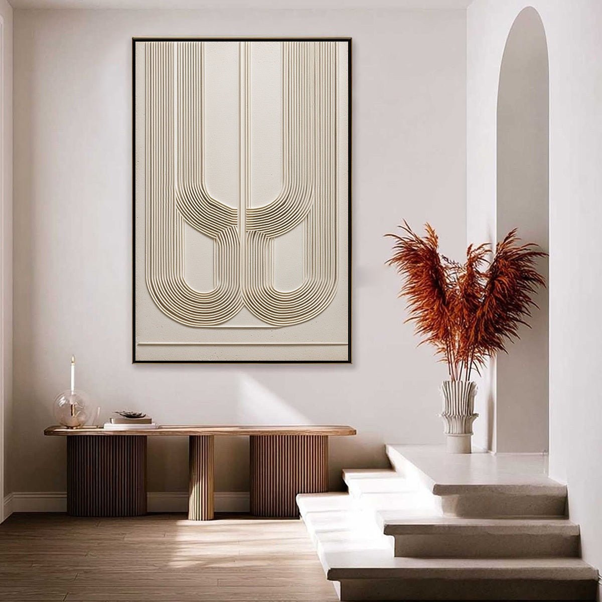 Arcade – Wabi-Sabi Architecture Oil Painting, view 4