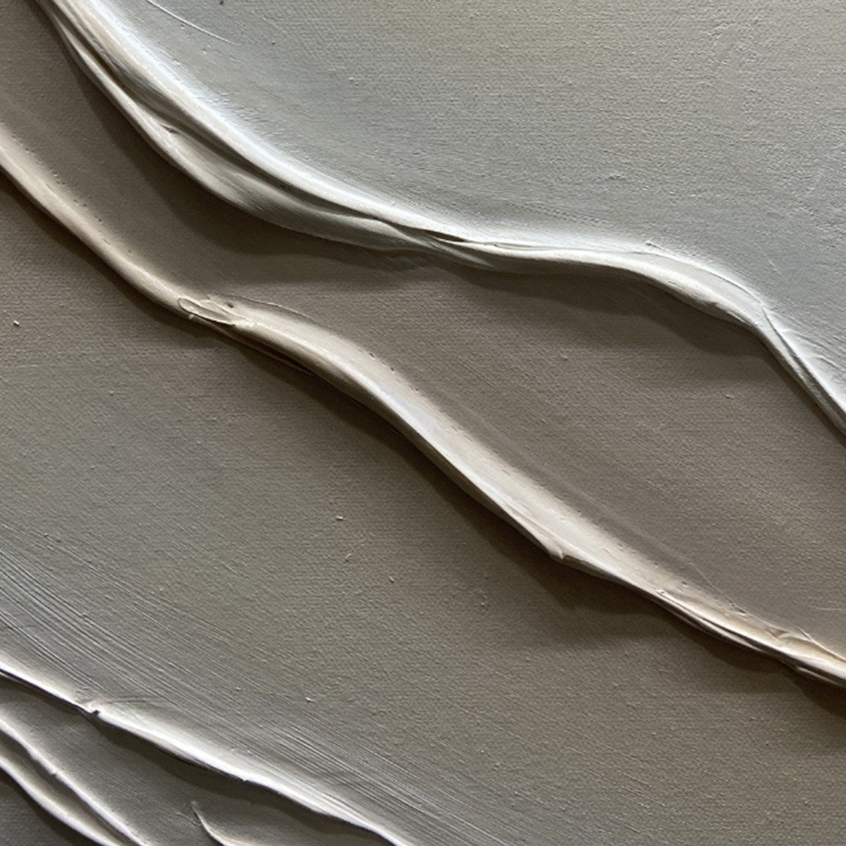 Beige Textured Abstract Diptych – Wabi-Sabi Abstract Oil Painting, view 4