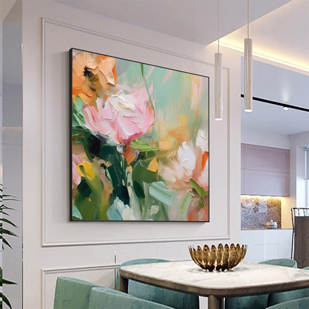 Blooming Romance – Floral Oil Painting, view 5