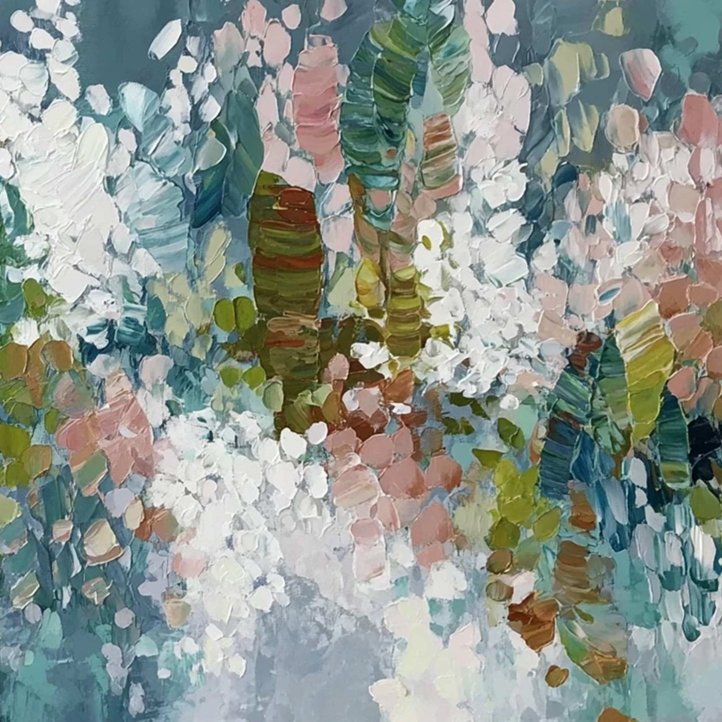 Blossom Reverie – Floral Impasto Oil Painting, view 5