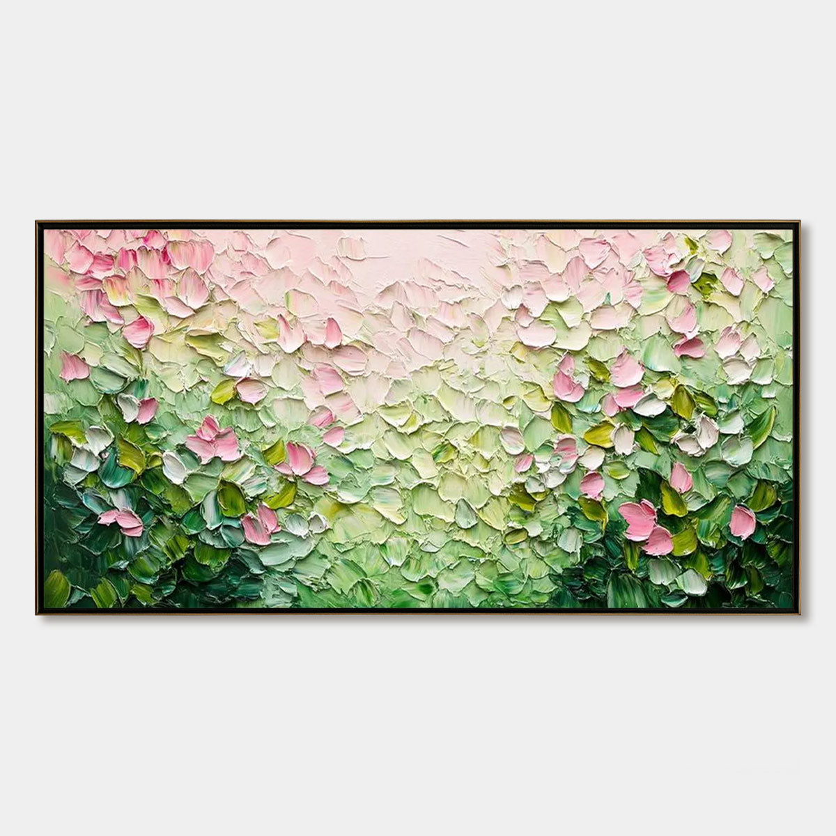 Blossom Drift – Floral Impasto Painting, view 1