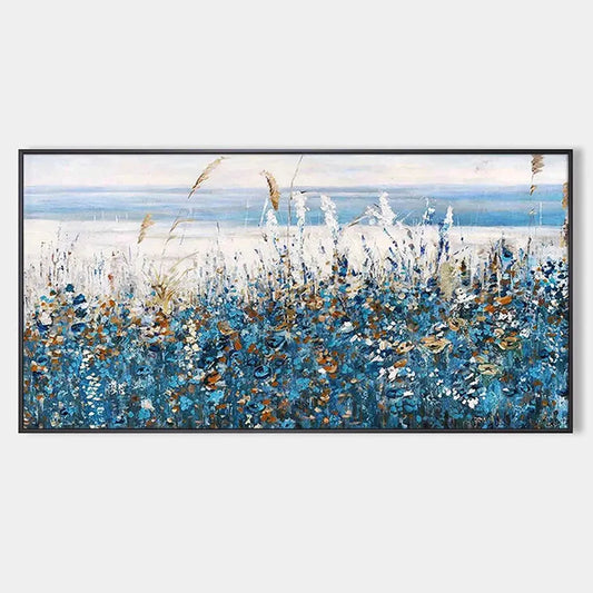 Blue Dunes – Coastal Painting, view 1