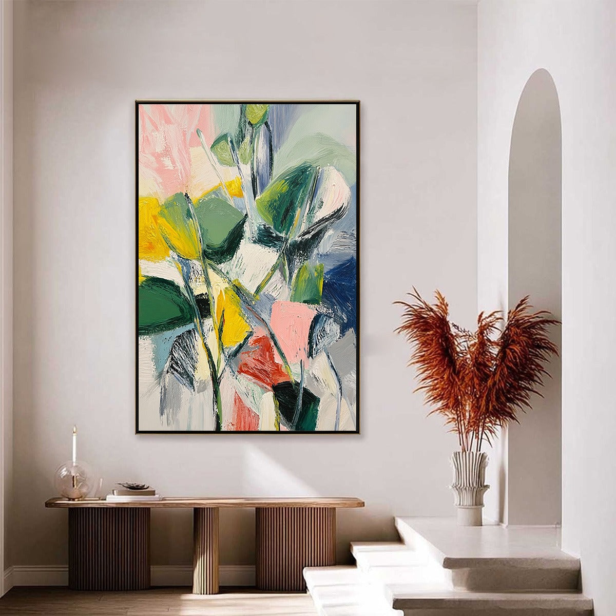 Botanical Burst – Wildflower Oil Painting, view 4