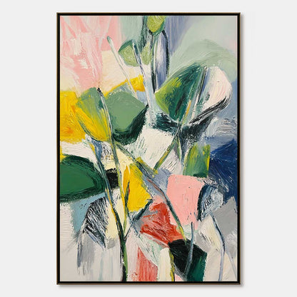 Botanical Burst – Wildflower Oil Painting, view 1