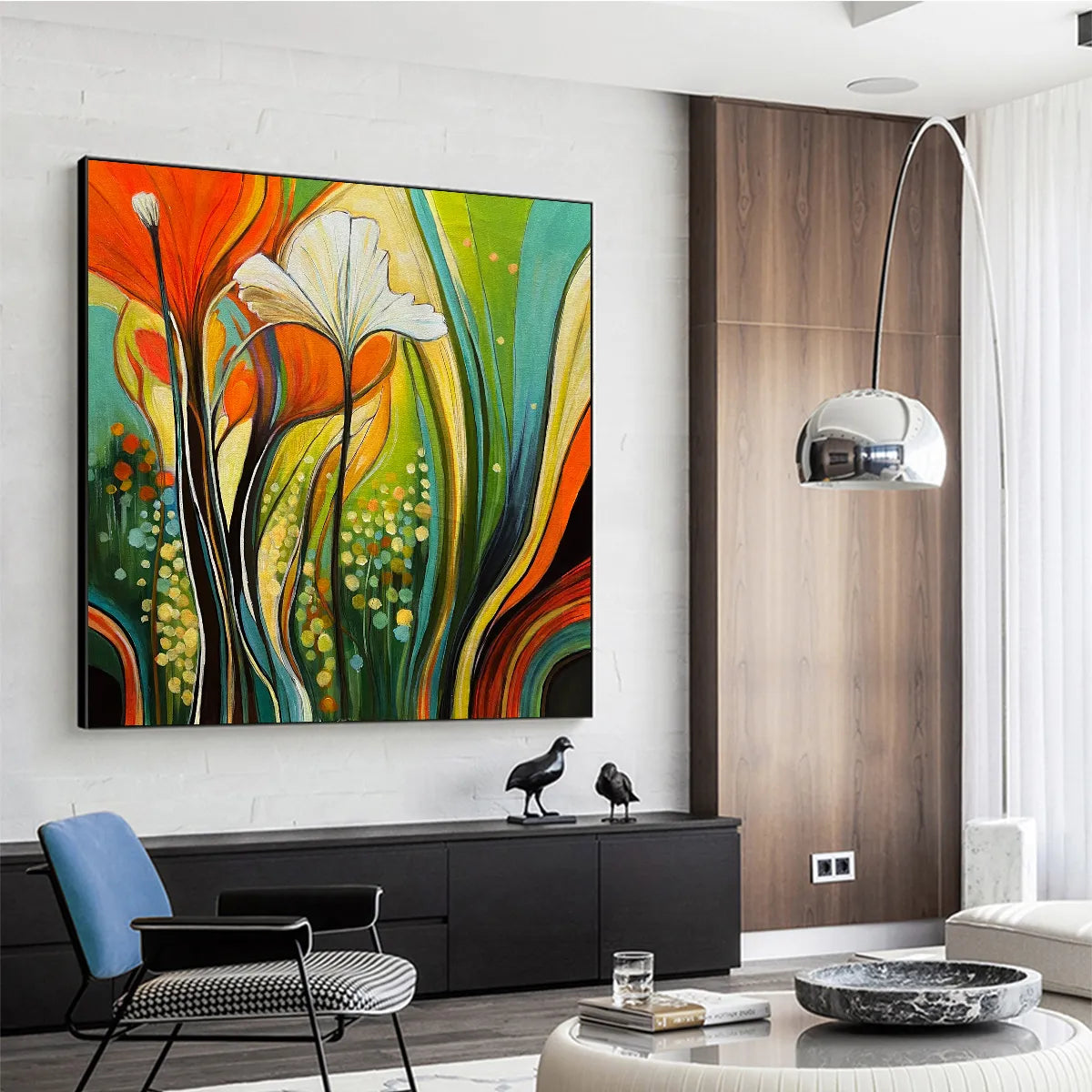Botanical Symphony – Floral Oil Painting, view 2
