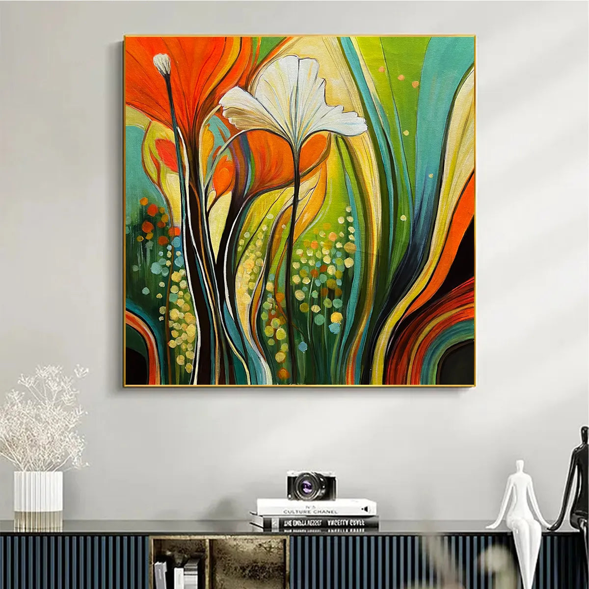 Botanical Symphony – Floral Oil Painting, view 5