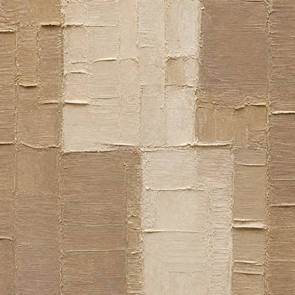 Carved Sand – Wabi-Sabi Architecture Oil Painting, view 3