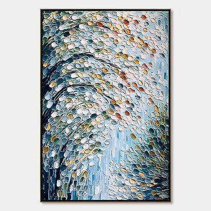 Cascading Petals – Tree Impasto Painting, view 1