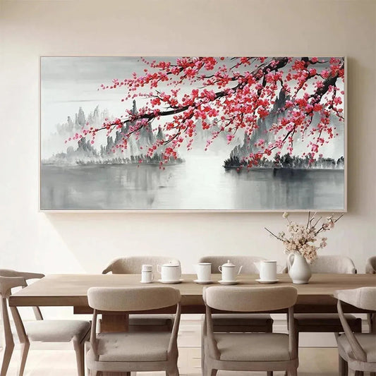 Cherry Blossom Serenity – Cherry Blossom Painting, view 2