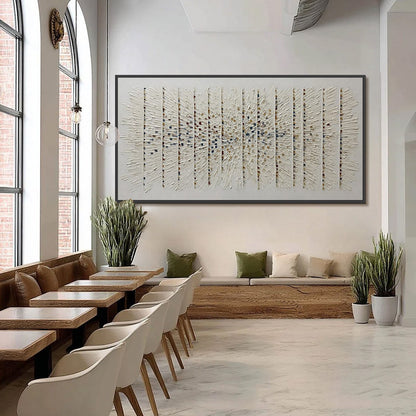Chroma Pulse – Wabi-Sabi Floral Oil Painting, view 2
