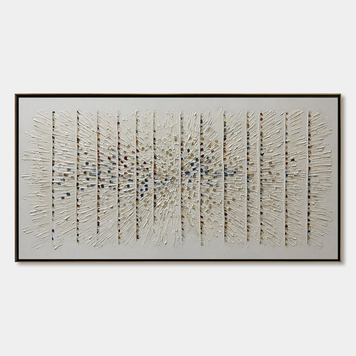 Chroma Pulse – Wabi-Sabi Floral Oil Painting, view 1