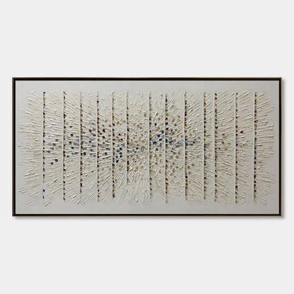 Chroma Pulse – Wabi-Sabi Floral Oil Painting, view 1