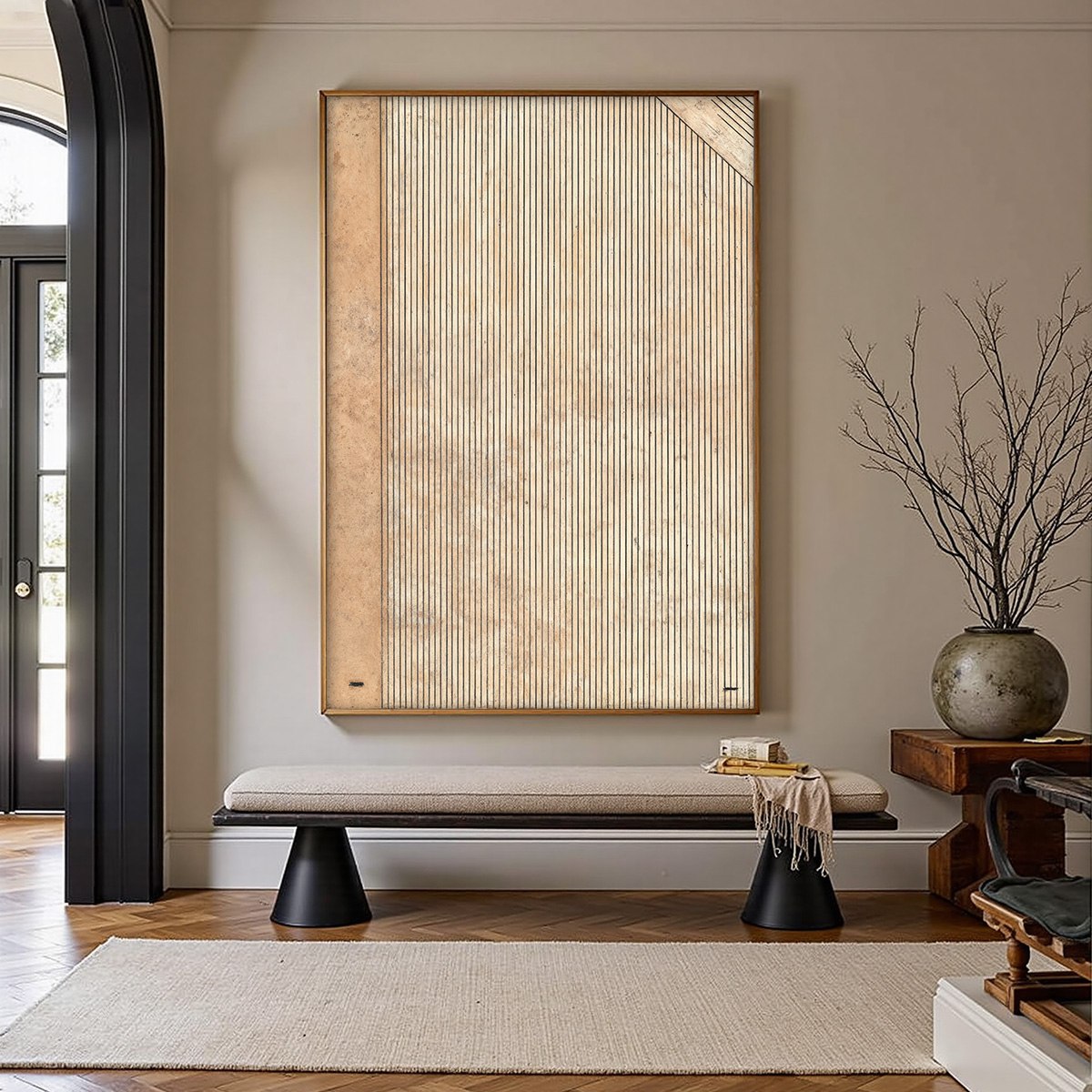 Codex – Wabi-Sabi Architecture Oil Painting, view 2