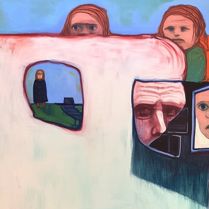Community Of Souls – Figurative Oil Painting, view 5