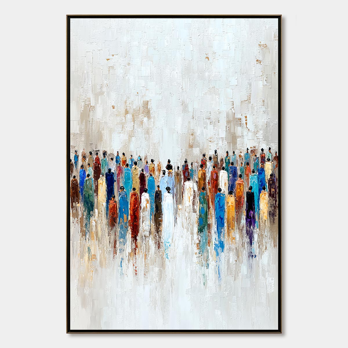 Convergence – Figurative Impasto Oil Painting, view 1