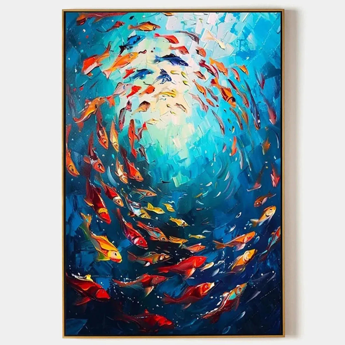 Coral Reef Dance – Underwater Oil Painting, view 1