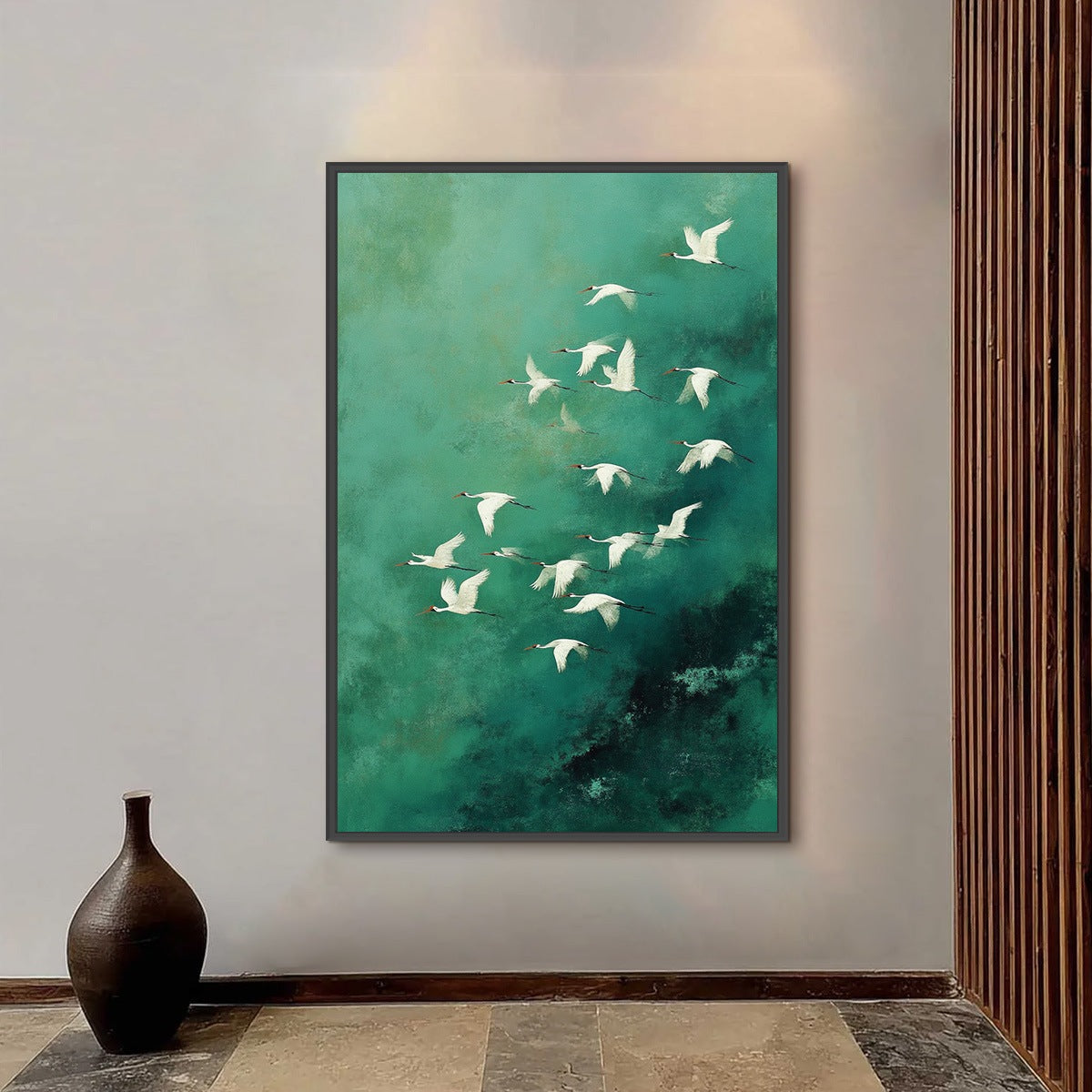 Celestial Journey – Minimalist Celestial Oil Painting, view 2