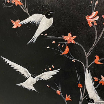Dancing In The Dark – Bird Oil Painting, view 3