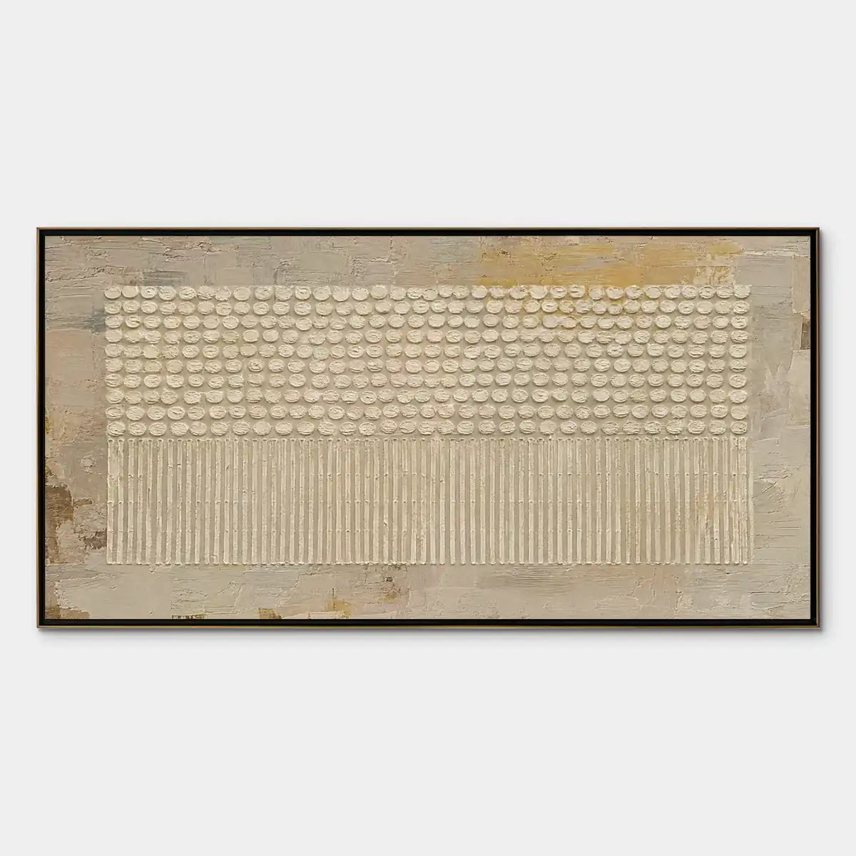 Desert Beads – Wabi-Sabi Desert Oil Painting, view 1