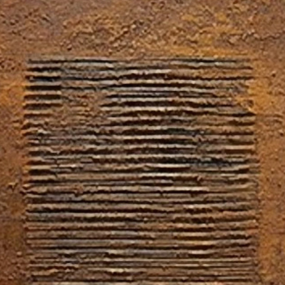 Earthen Codex – Wabi-Sabi Anchor Oil Painting, view 3