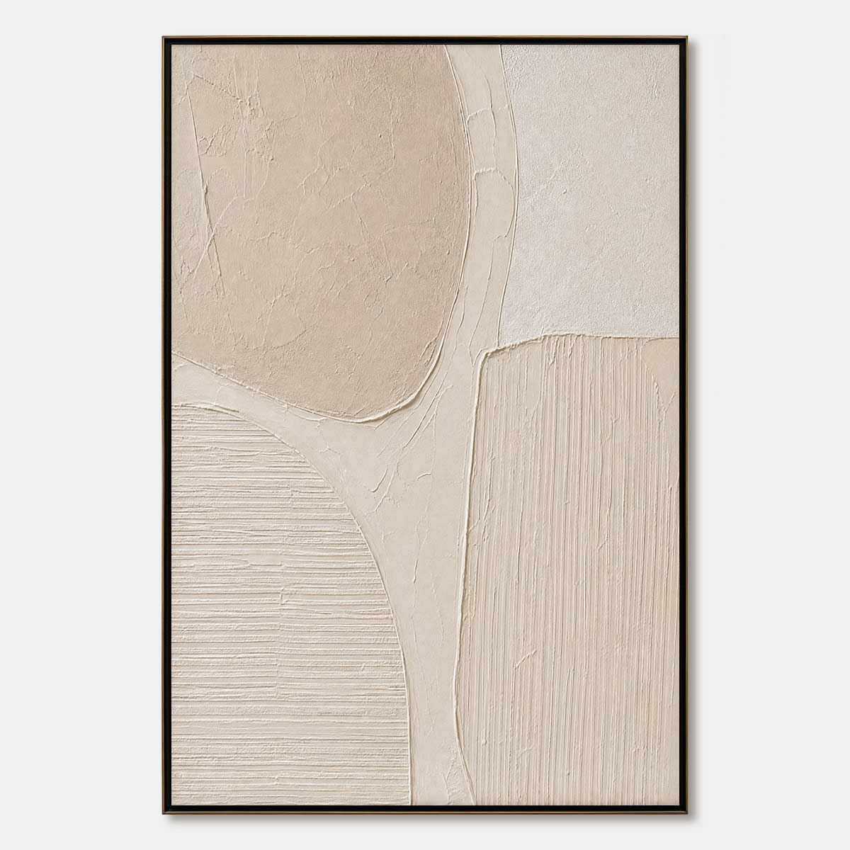 Earthen Forms – Wabi-Sabi Landscape Oil Painting, view 1