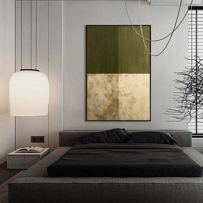 Earthen Rhythm – Wabi-Sabi Landscape Oil Painting, view 4