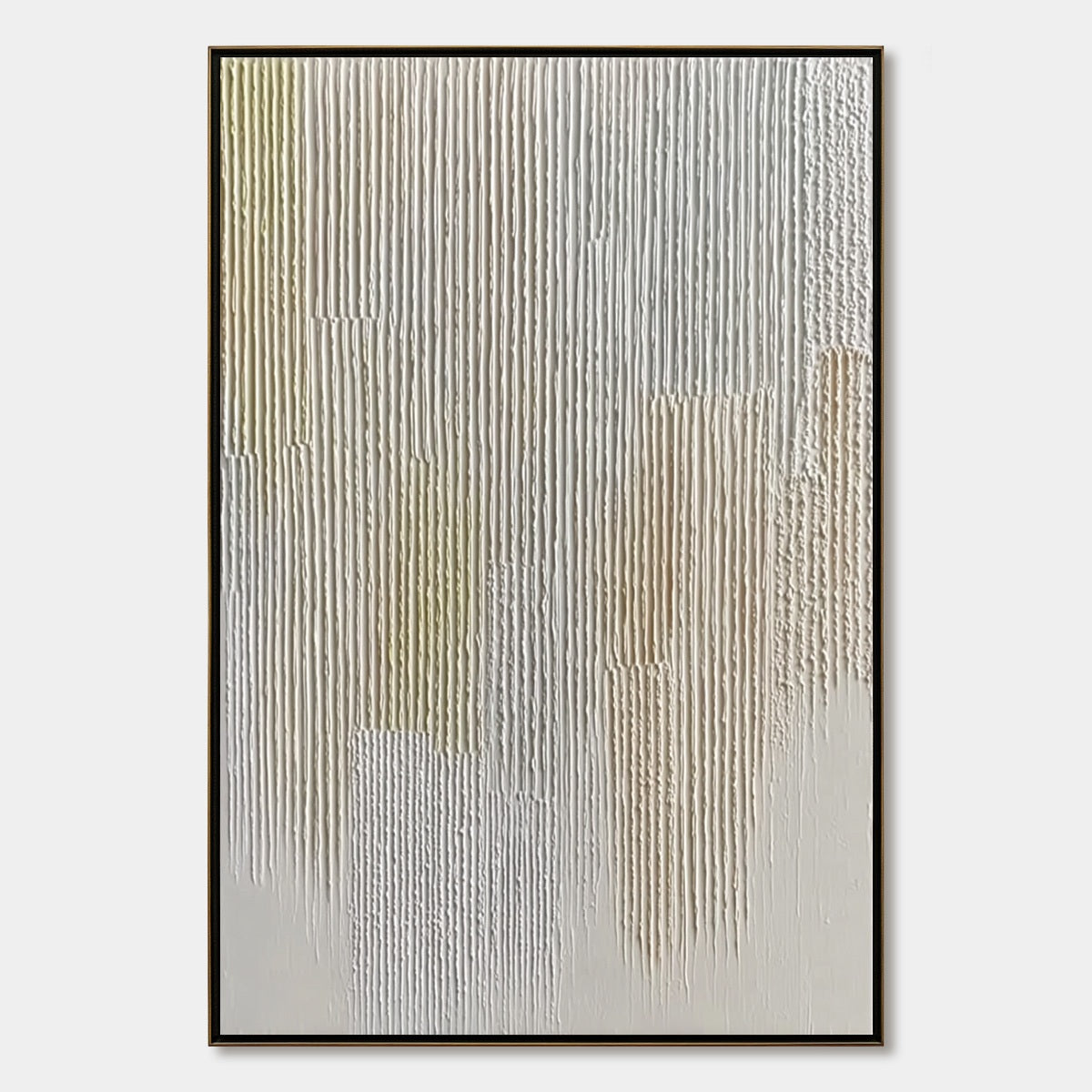 Earthen Rhythm – Wabi-Sabi Abstract Oil Painting, view 1
