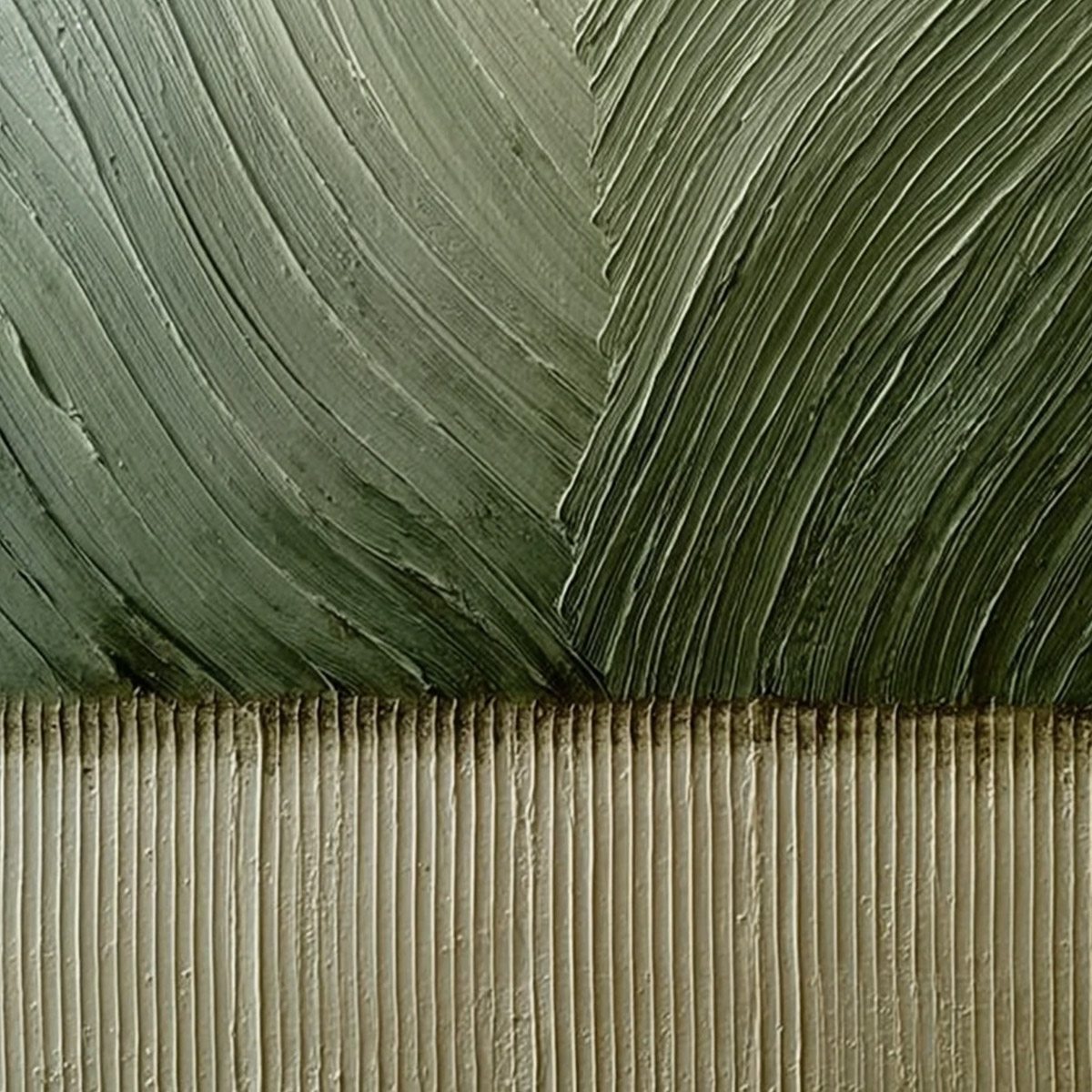 Earthen Weave – Wabi-Sabi Botanical Oil Painting, view 5