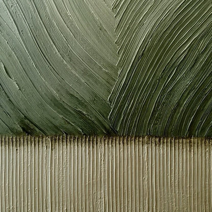 Earthen Weave – Wabi-Sabi Botanical Oil Painting, view 5
