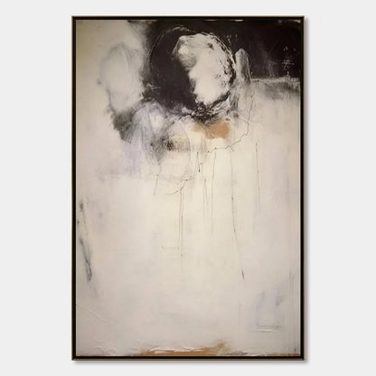 Echoes Of Silence – Wabi-Sabi Abstract Oil Painting, view 1