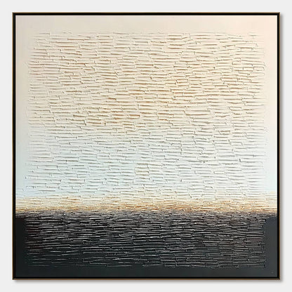 Echoes Of Stillness – Wabi-Sabi Valley Oil Painting, view 1