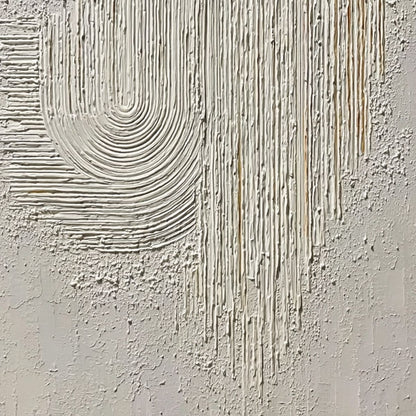 Echoes in Silence – Wabi-Sabi Abstract Oil Painting, view 5