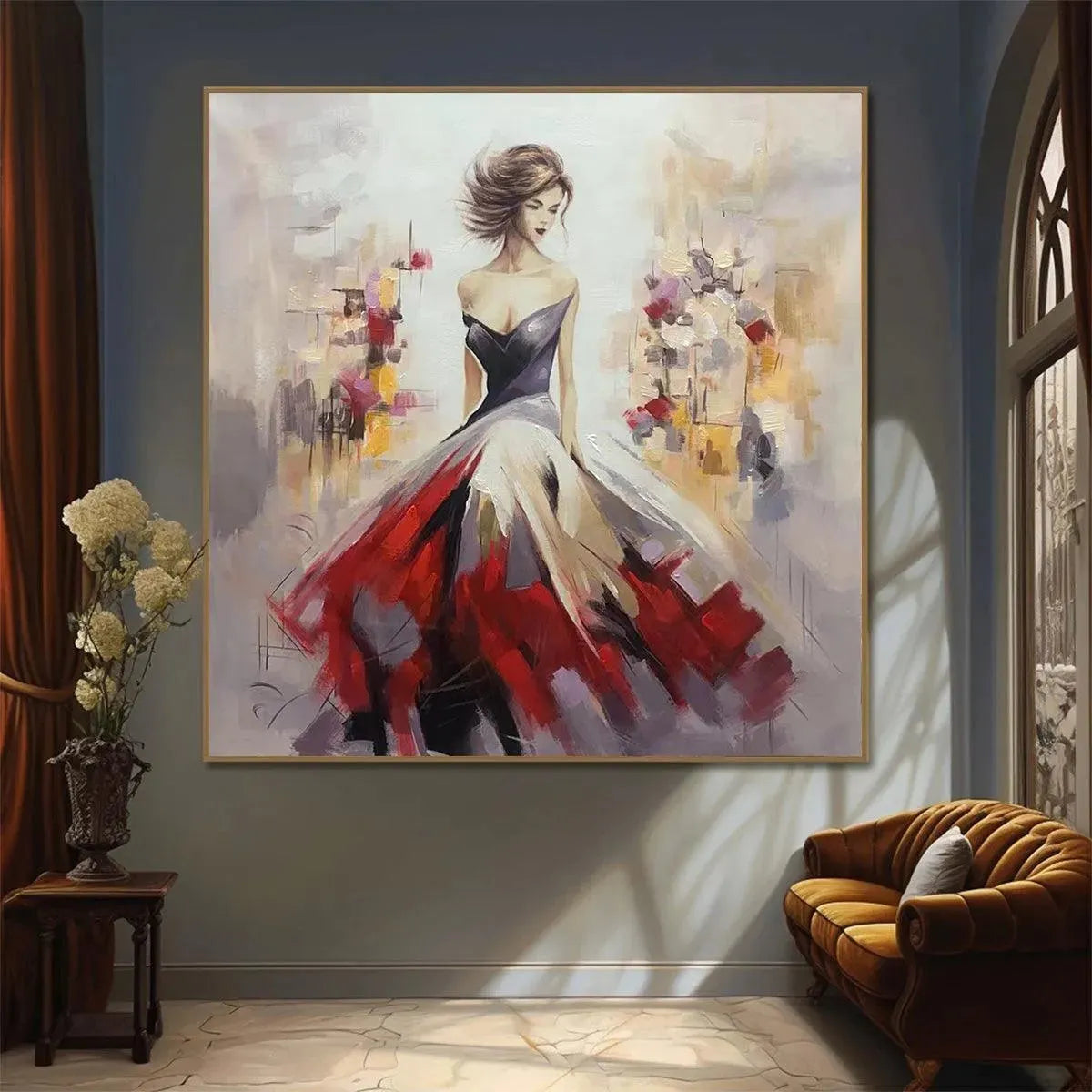 Abstract – Figurative Oil Painting, view 2