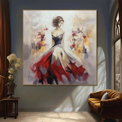 Abstract – Figurative Oil Painting, view 2