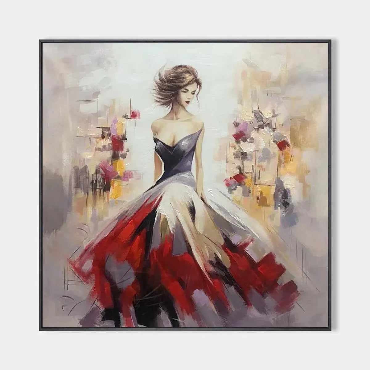 Abstract – Figurative Oil Painting, view 1