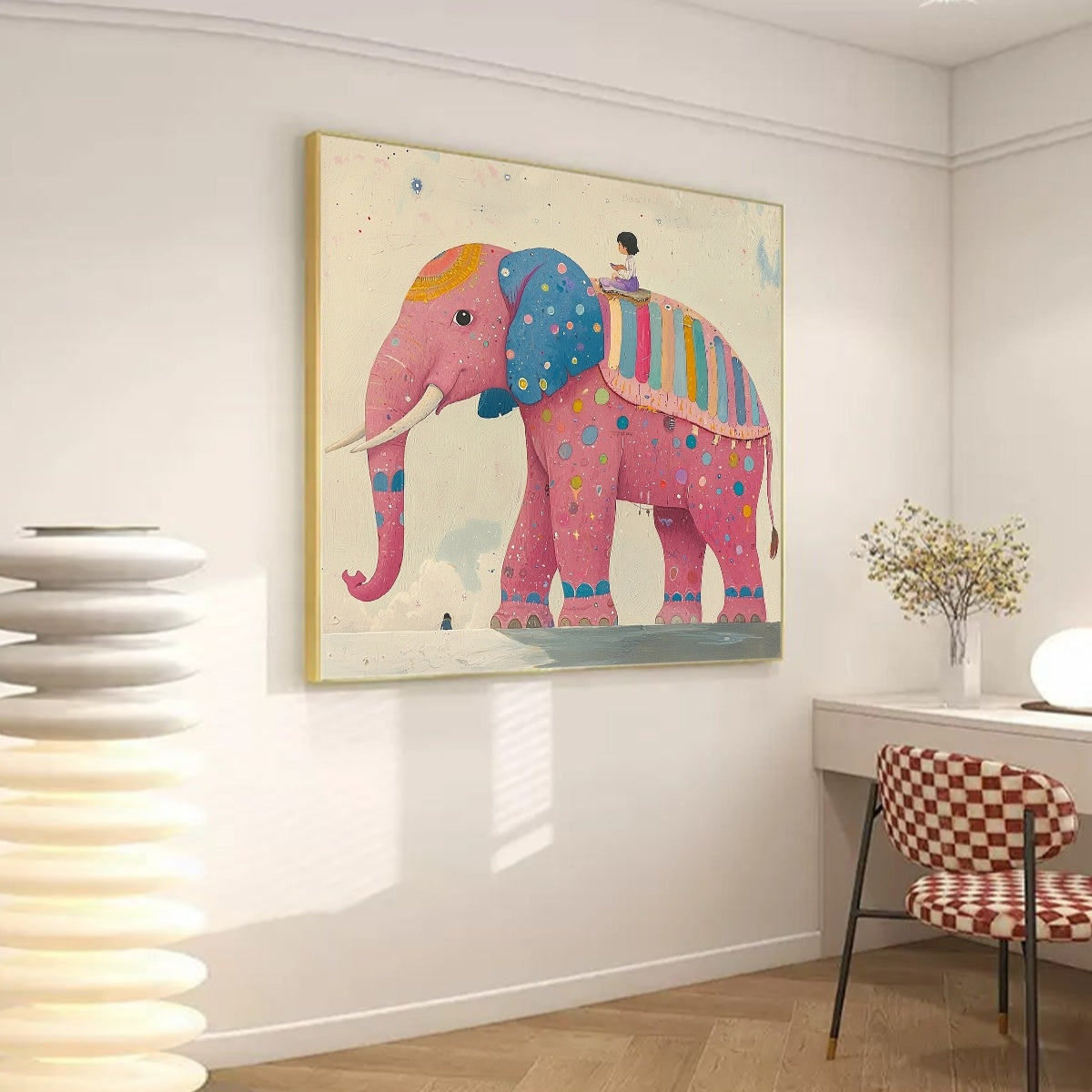 Elephant Dreams – Elephant Oil Painting, view 5