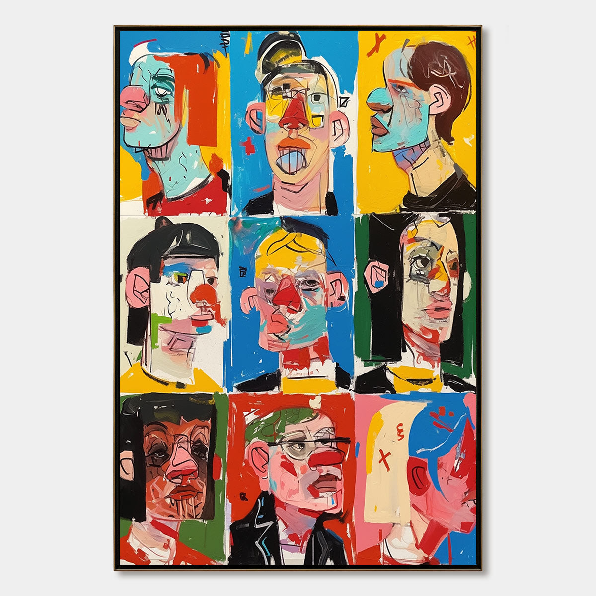 Facets Of Identity – Couple Oil Painting, view 1