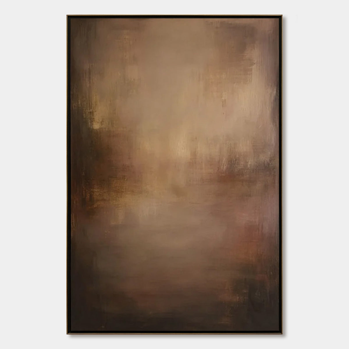 Fading Ember – Wabi-Sabi Abstract Oil Painting, view 1