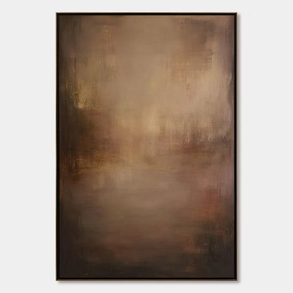 Fading Ember – Wabi-Sabi Abstract Oil Painting, view 1