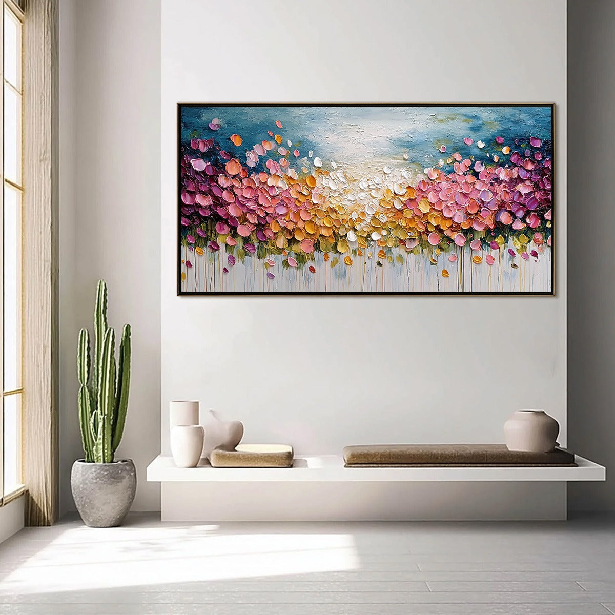Floral Confetti – Floral Impasto Painting, view 4