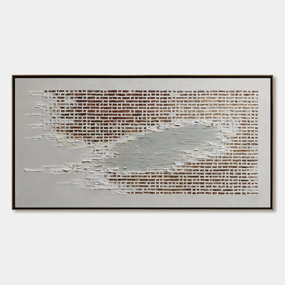 Fragments Of Time – Wabi-Sabi Architecture Impasto Oil Painting, view 1