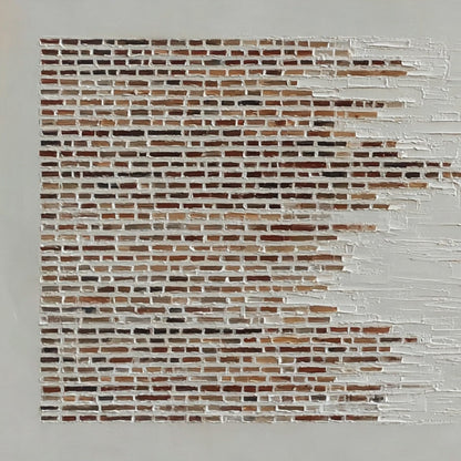 Fragments – Wabi-Sabi Architecture Oil Painting, view 3