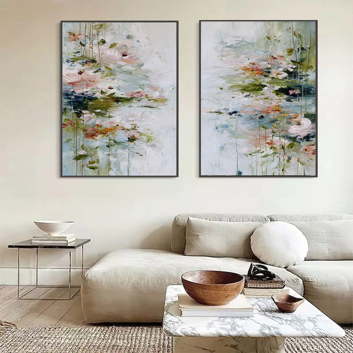 Garden Reverie – Impressionist Floral Painting, view 4
