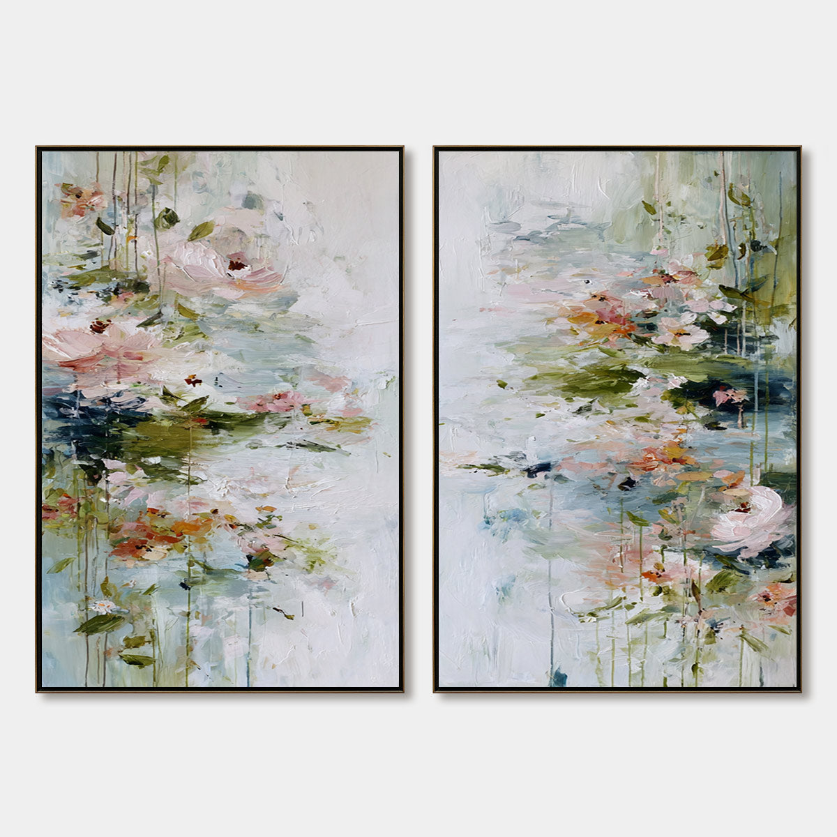 Garden Reverie – Impressionist Floral Painting, view 1