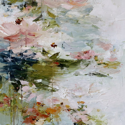 Garden Reverie – Impressionist Floral Painting, view 3