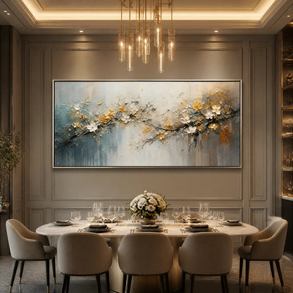 Gold Floral Painting – Golden Branch