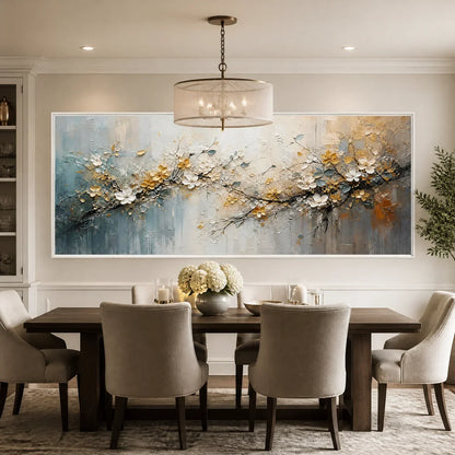 Golden Branch – Floral Painting, view 5