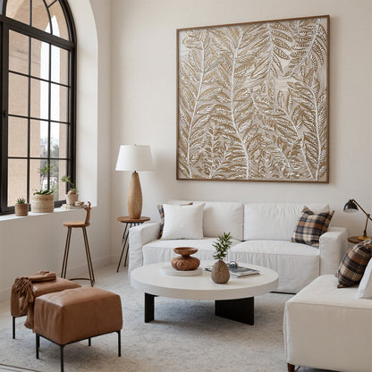 Golden Botanicals – Wabi-Sabi Botanical Oil Painting, view 5