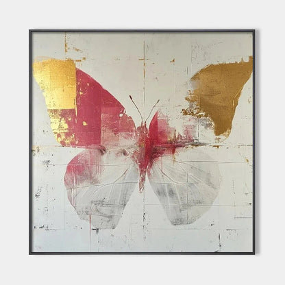 Golden Butterfly – Butterfly Oil Painting, view 1